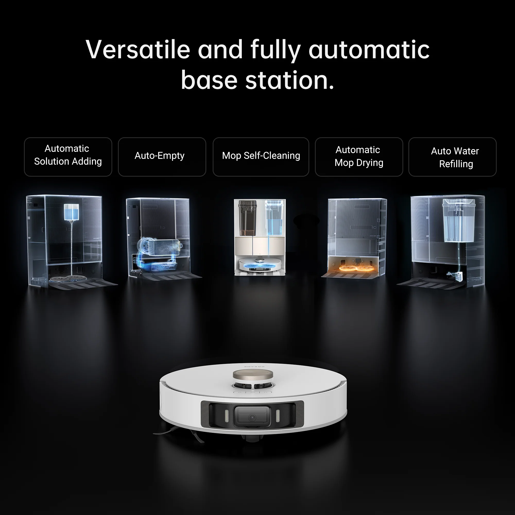 Dreame L20 Ultra Robot Vacuum and Mop Extend Cleaner with Auto Mop Cleaning and Drying, Self-Refilling and Self-Emptying Base Station - Image 4