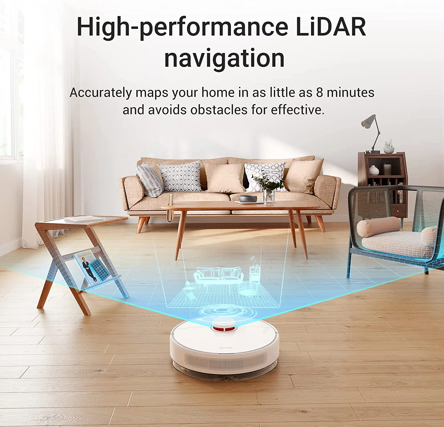 Dreame D10 Plus Robot Vacuum and Mop with Auto Empty Dock - Image 3