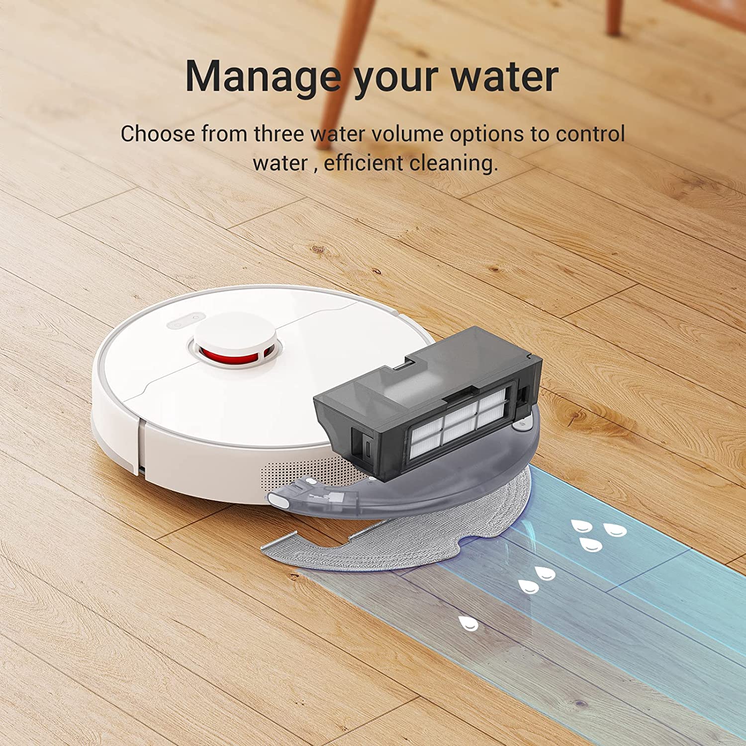 Dreame D10 Plus Robot Vacuum and Mop with Auto Empty Dock - Image 5