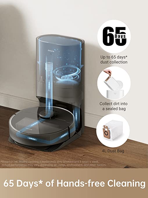 Dreame D10s Plus Robot Vacuum and Mop with Auto Empty Dock - Image 3