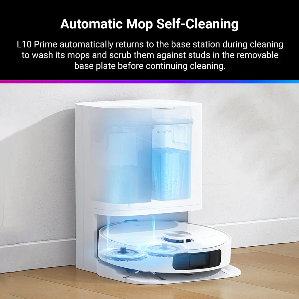 Dreame L10 Prime Self Cleaning Robot Vacuum and Mop Cleaner - Image 8