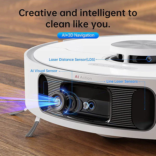 Dreame L10s Ultra Robot Vacuum and Mop Cleaner with Auto Mop Cleaning and Drying, Self-Refilling and Self-Emptying Base Station - Image 4