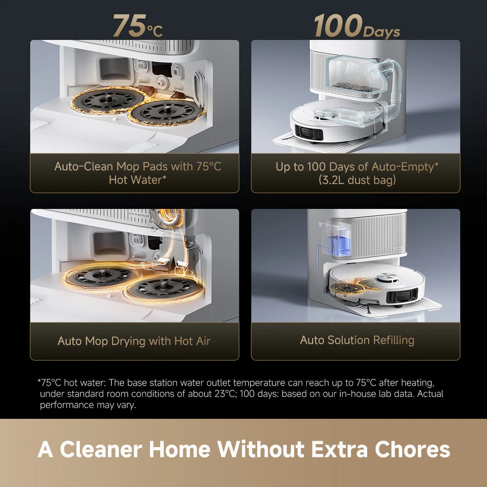 Dreame L40S Ultra Robot Vacuum and Mop with Self-Cleaning and Auto-Empty Dock - Image 7