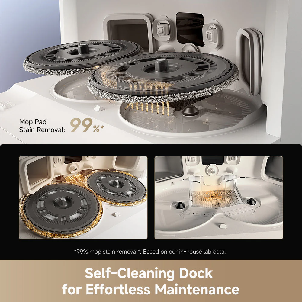 Dreame L40S Ultra Robot Vacuum and Mop with Self-Cleaning and Auto-Empty Dock - Image 8