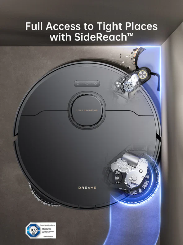 Dreame X40 Ultra Robot Vacuum and Mop with Auto-Empty and Mop Self-Cleaning Station - Image 3