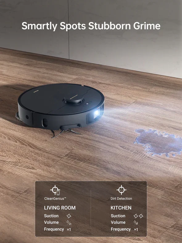 Dreame X40 Ultra Robot Vacuum and Mop with Auto-Empty and Mop Self-Cleaning Station - Image 7