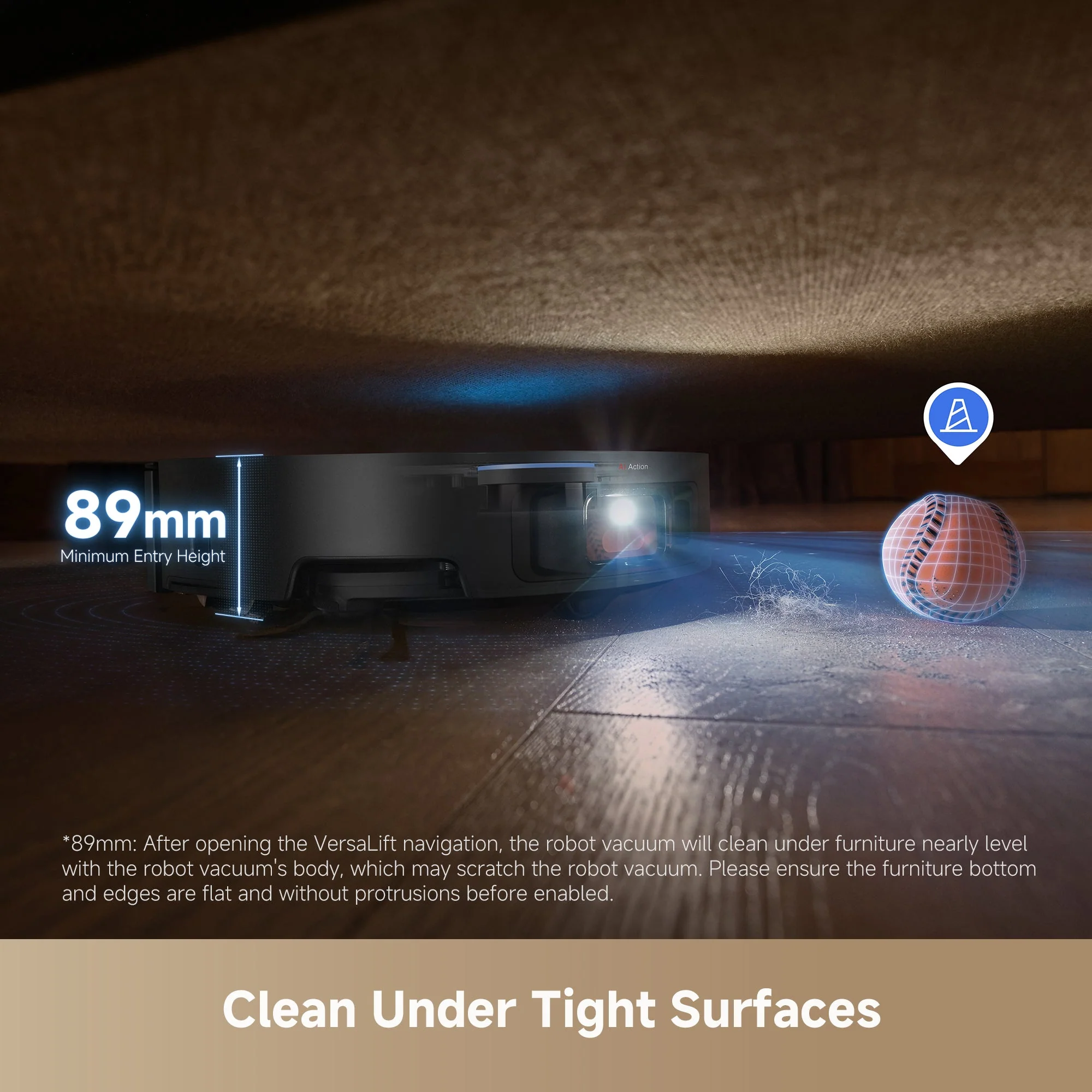 Dreame X50 Ultra Robot Vacuum and Mop with Auto-Empty and Mop Self-Cleaning Station - Image 5