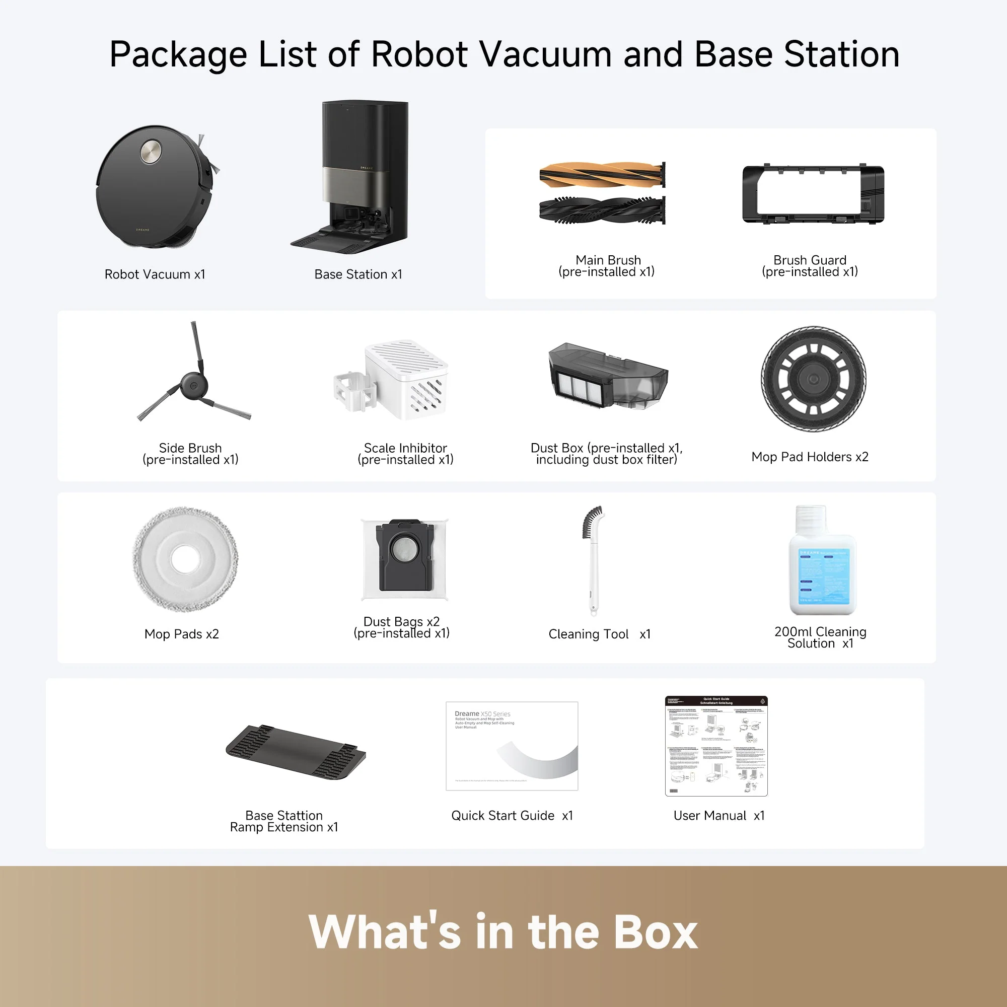 Dreame X50 Ultra Robot Vacuum and Mop with Auto-Empty and Mop Self-Cleaning Station - Image 8